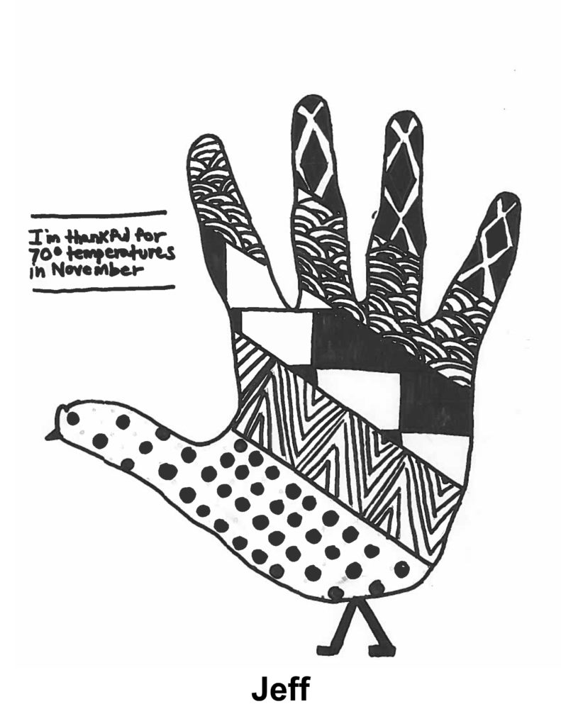 Thanksgiving Turkey Hand
