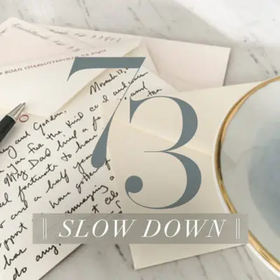 Buie Scout Guide slow down #73 graphic