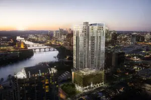 Seventy Rainey building rendering