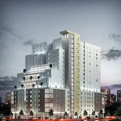 Johnson Trube & Associates student housing rendering