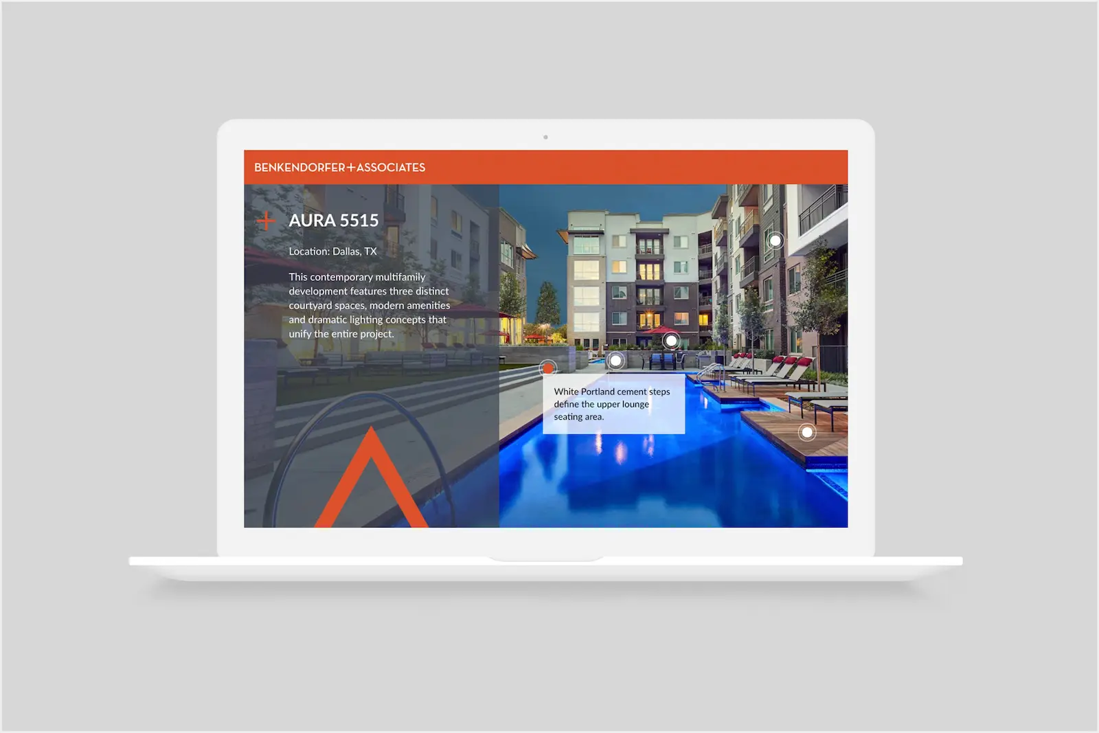 Benkendorfer and Associates homepage design