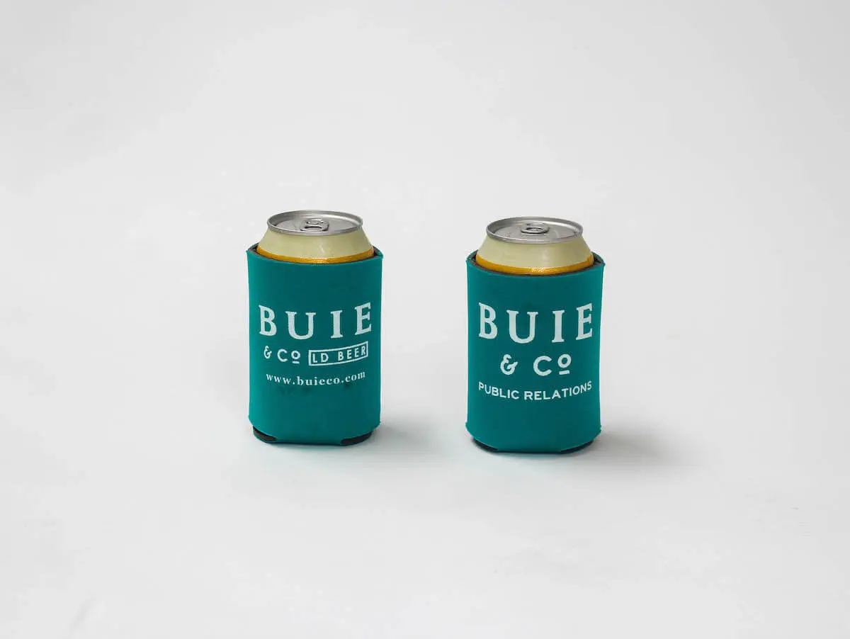 Buie & Co. koozies - teal