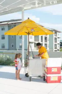 Children at Tyndall party