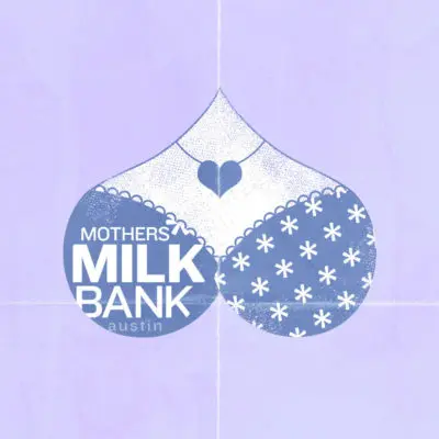 Mothers Milk Bank logo design