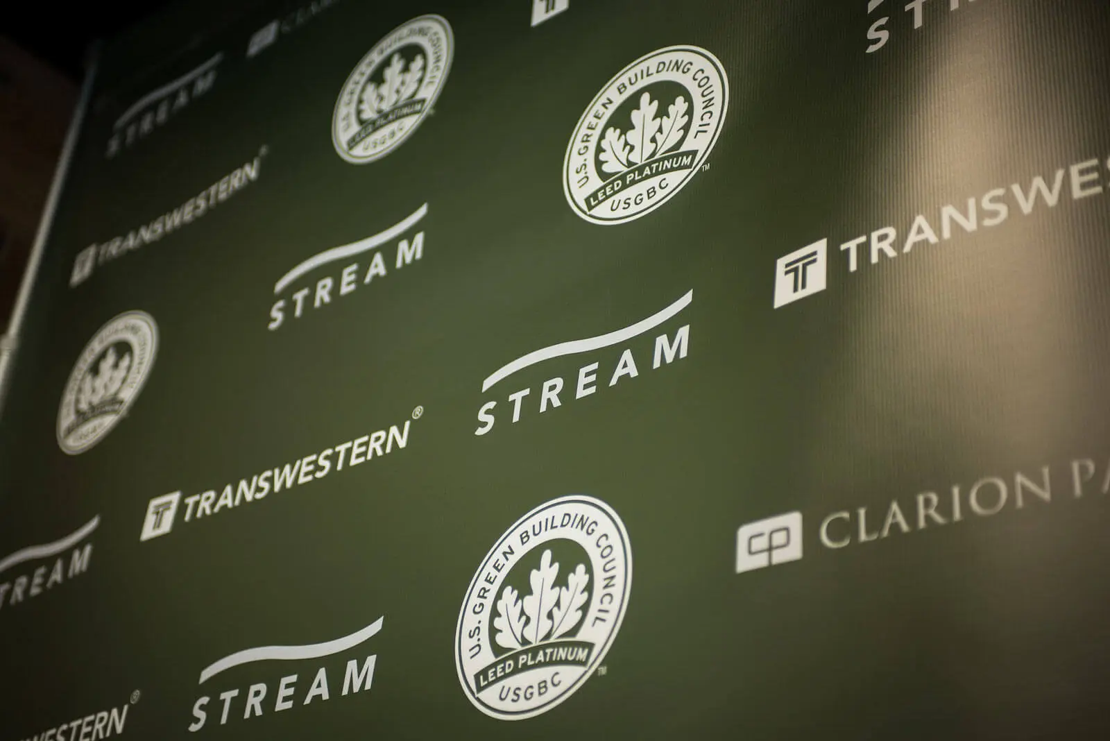 Perry Brooks Building event branding