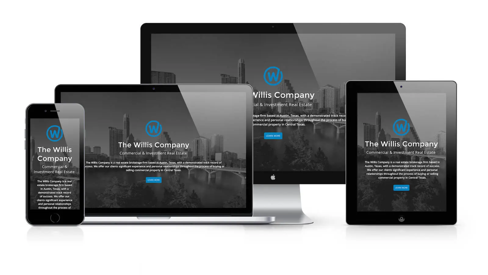 The Willis Company website design