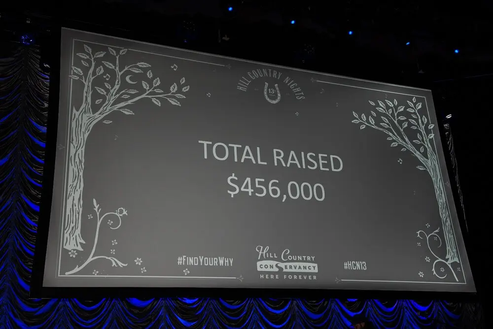 Hill County Conservancy's Hill Country Nights gala money raised