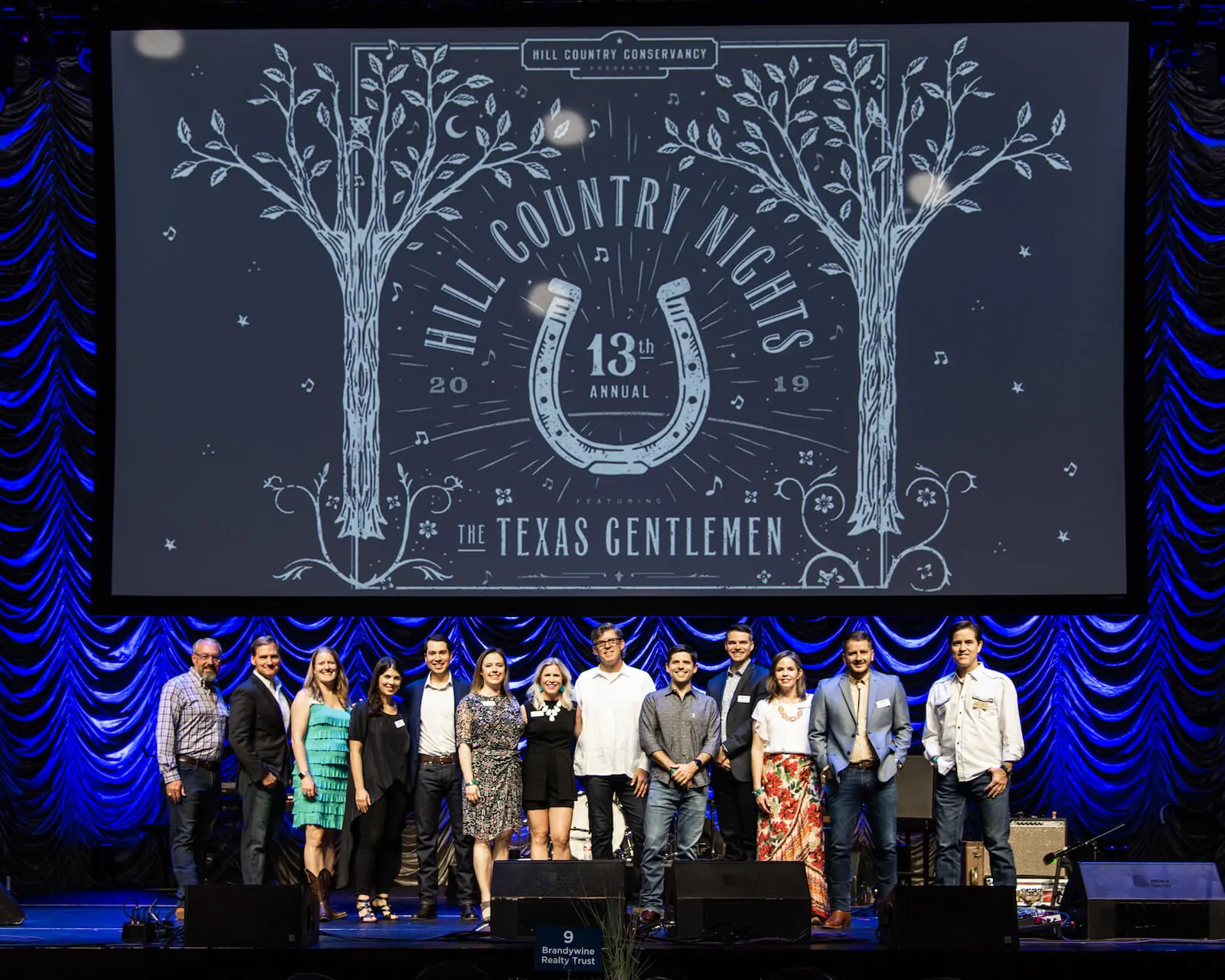 Hill County Conservancy's board members at the Hill Country Nights gala
