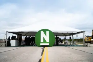 Northline branding at groundbreaking