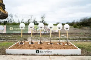 Shovels at Northline groundbreaking