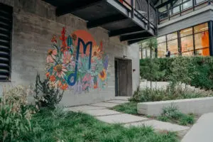Music Lane development mural