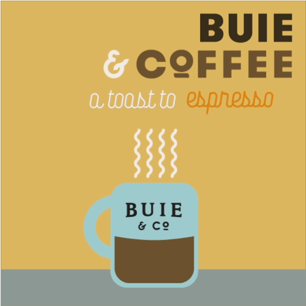 Buie and Coffee Illustration
