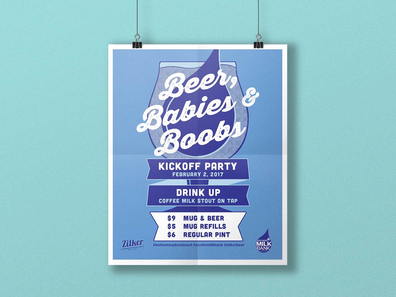 Mothers Milk Bank flyer design