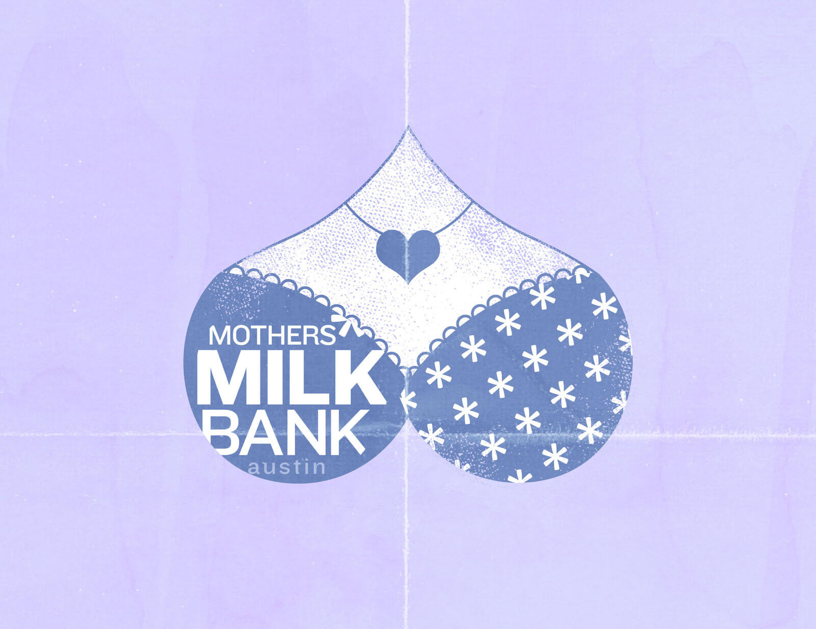 Mothers Milk Bank logo design